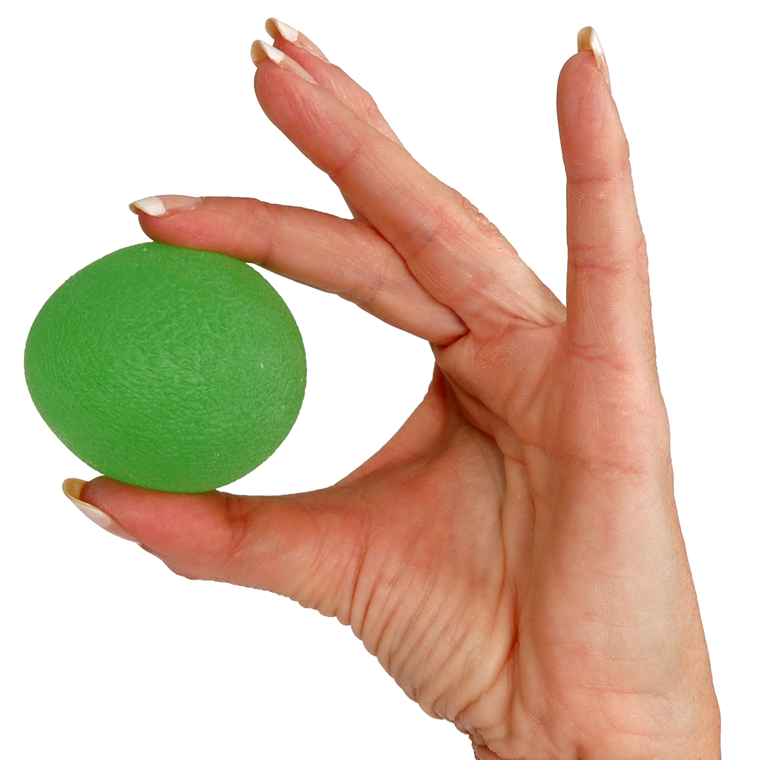 MoVeS handtrainingsbal eivormig - medium - groen