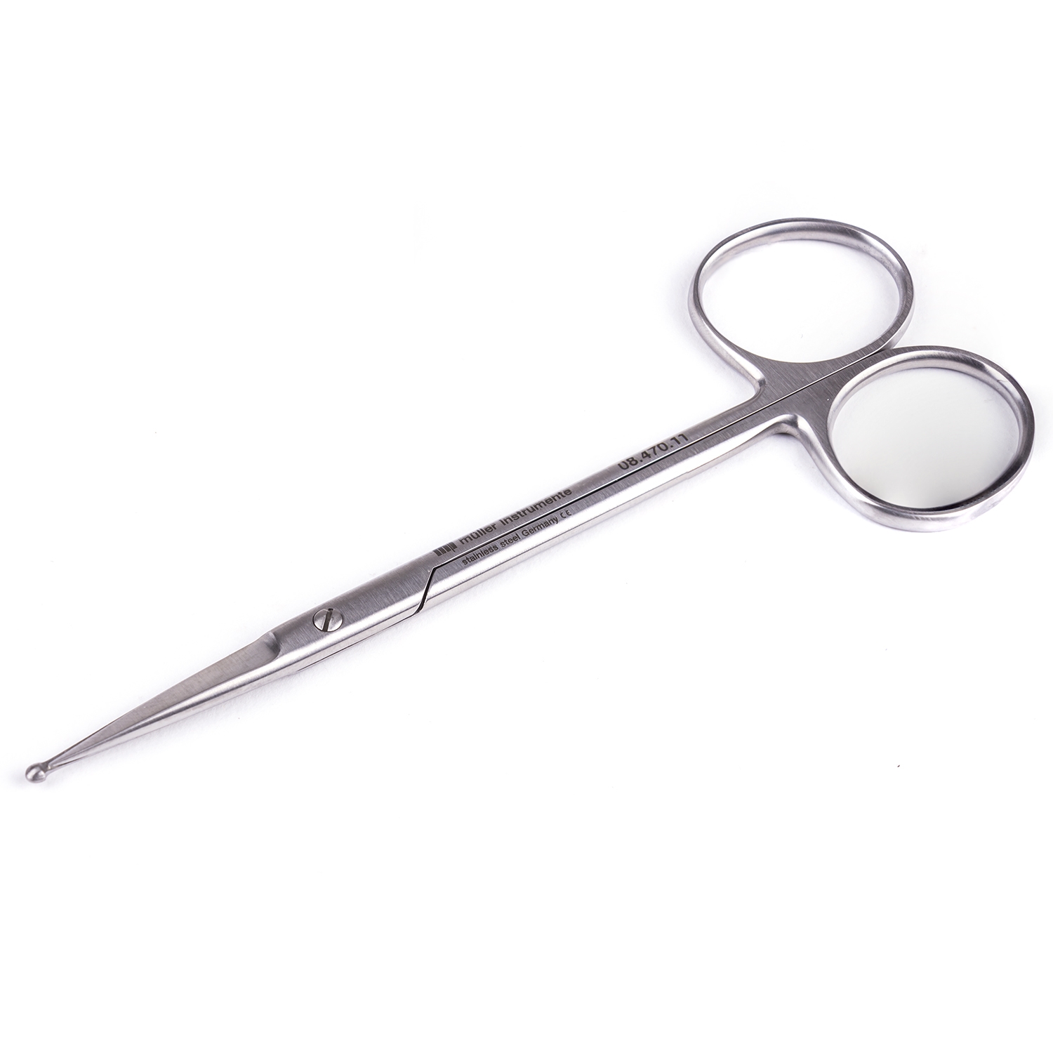 Prepareerschaar scherp - knop Duits - 11 cm