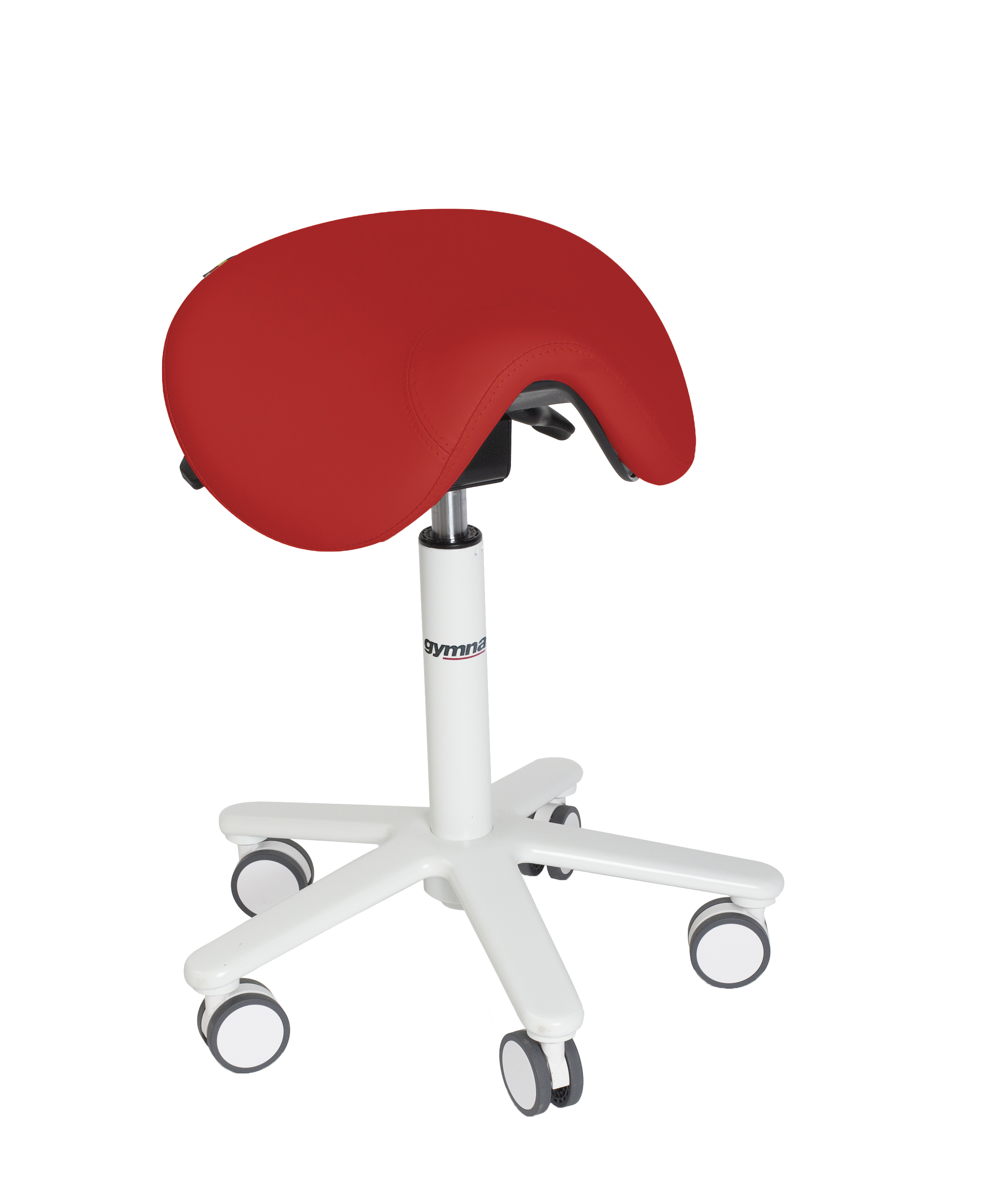 Zitkruk zadel gymna.PRO - Premium uitvoering - Ruby Red