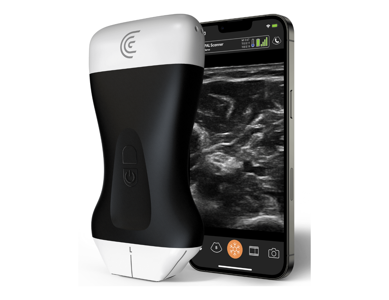 Clarius PAL - handheld echografietoestel -