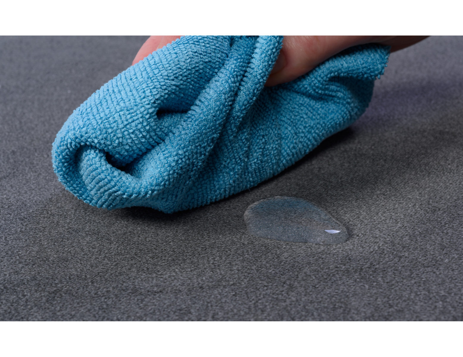 Hoes desinfecteerbaar tafel universele neusopening - Soft Touch HygienePRO - donkergrijs