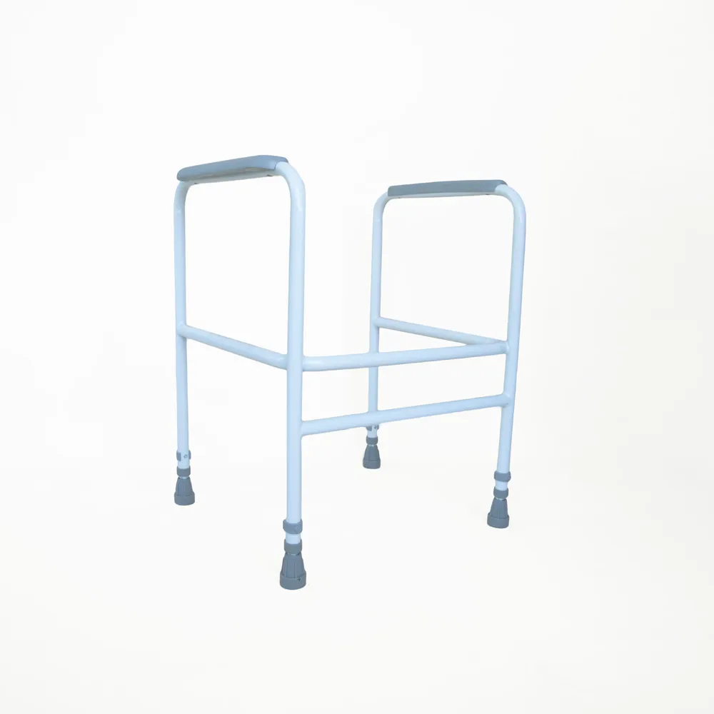 Toiletkader NRS staal - wit gecoat - 43 cm