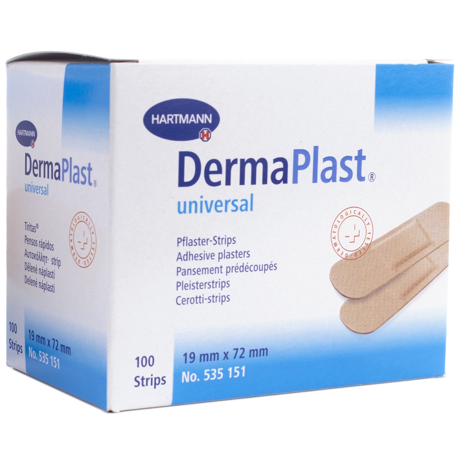 Dermaplast water resistant - 19 x 72 mm (100 st)