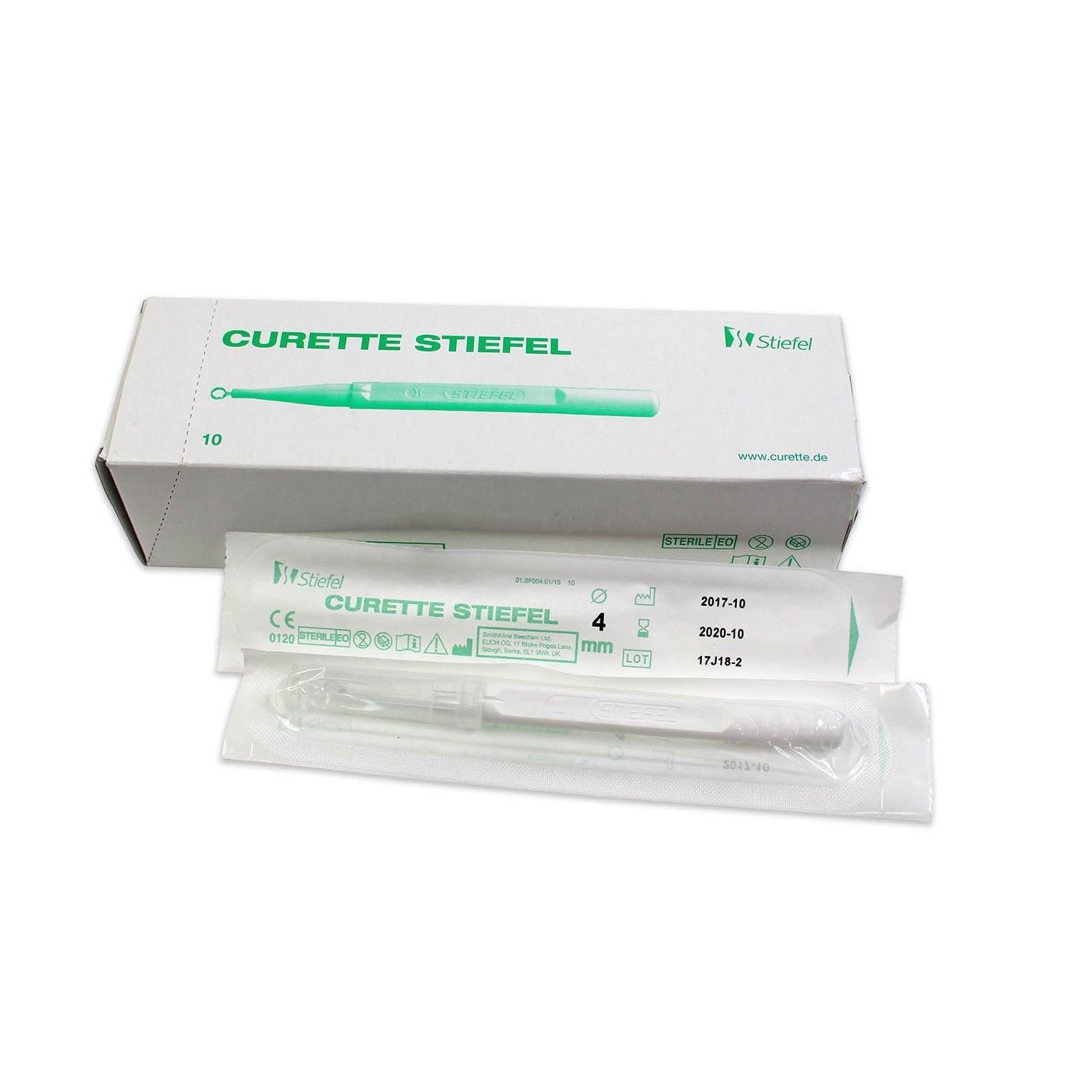 Stiefel curette - 4 mm (10 st)