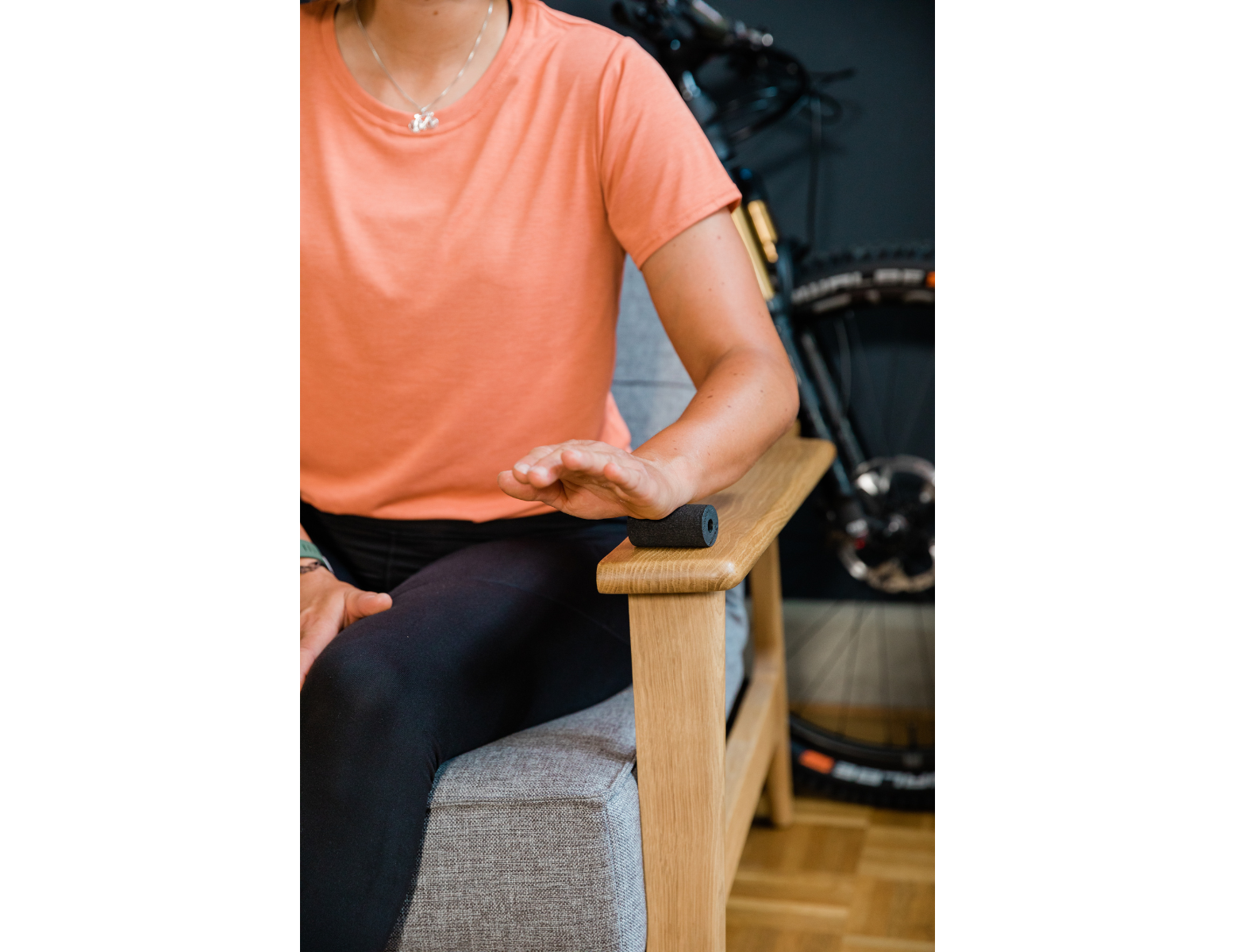 Blackroll Micro foam roller - pocket size - zwart