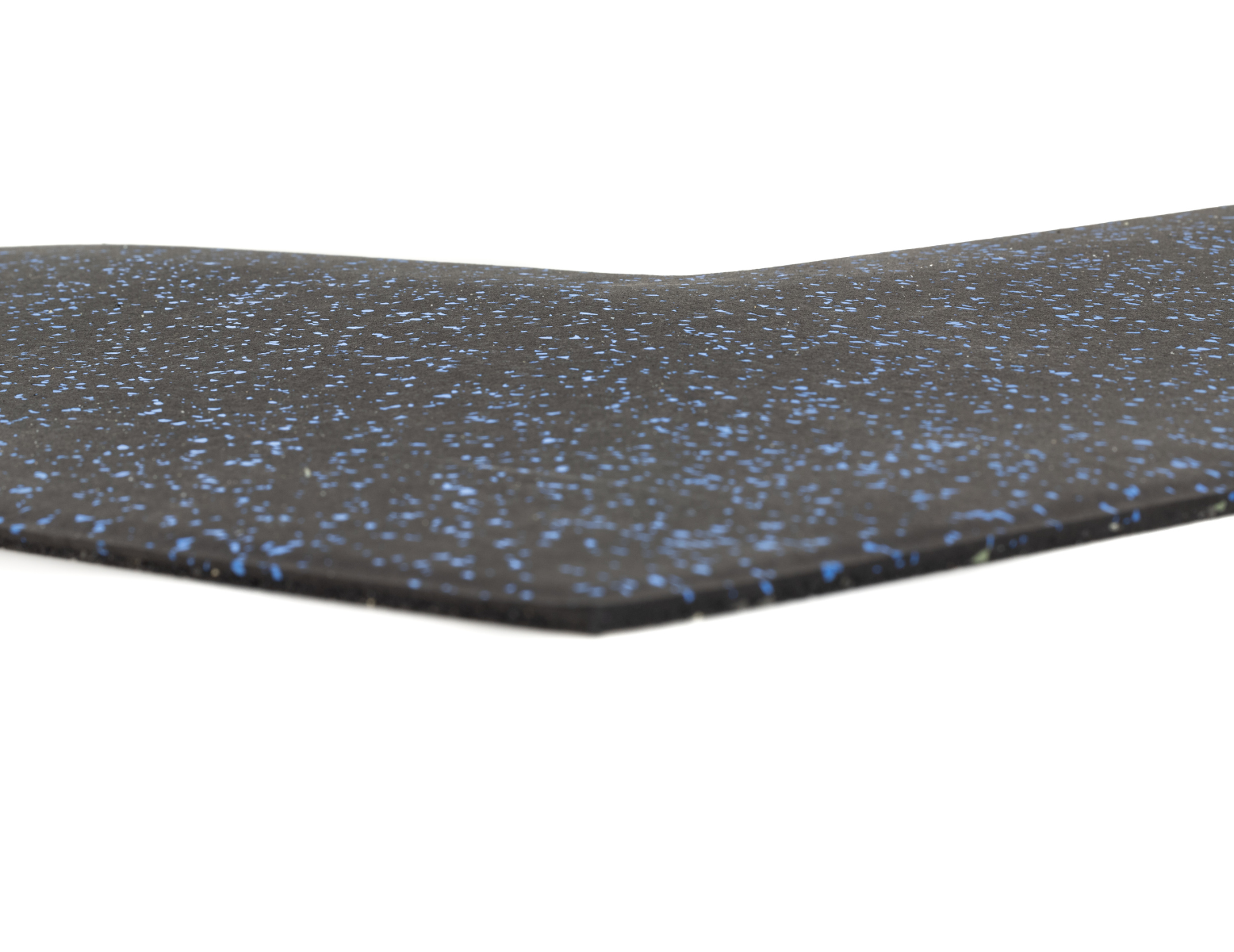Hoek wigvormig rubberen tegel - 50 x 50 x 2 cm - 15% blauw