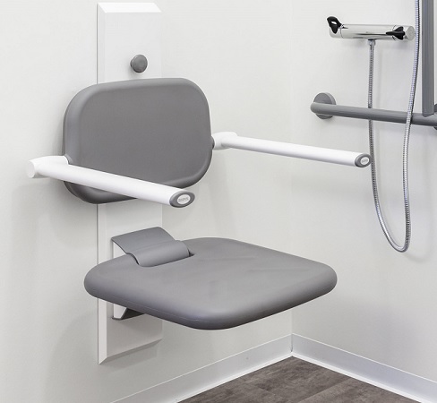 Douchezitjes voor muurbevestiging