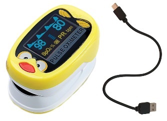 Saturatiemeter/pulsoxymeter - kind 3-12 jaar