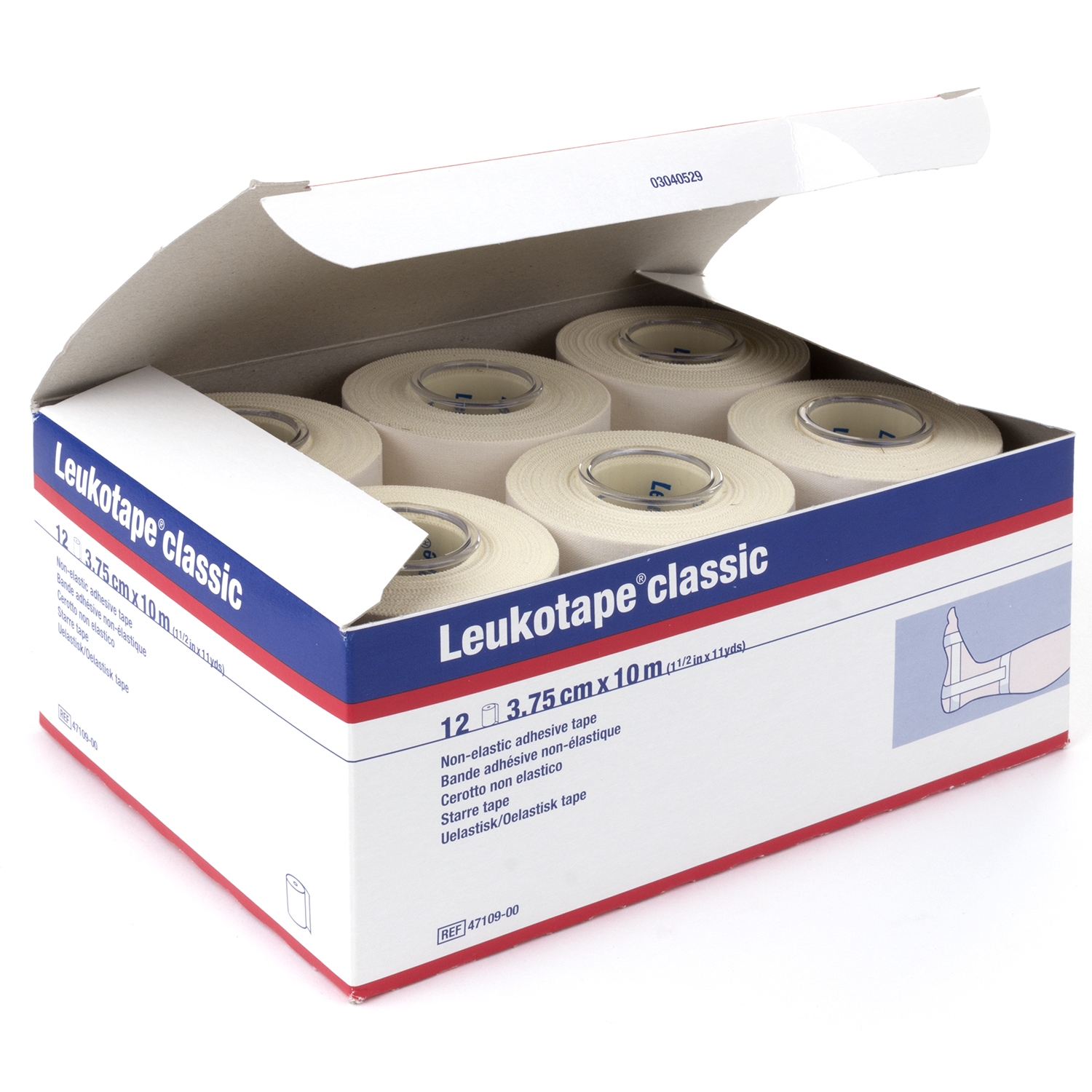 Leukotape Classic - 3,75 cm x 10 m (12 st)