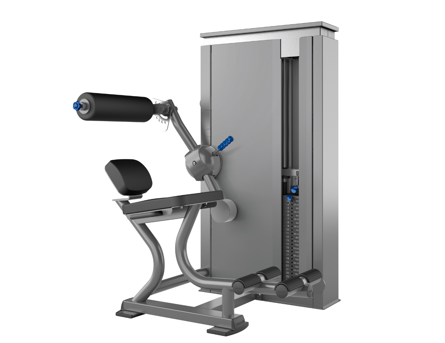 Ergofit Vector Abdominal Flexion MED - antraciet