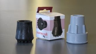 Rubberen dop voor kruk/wandelstok 