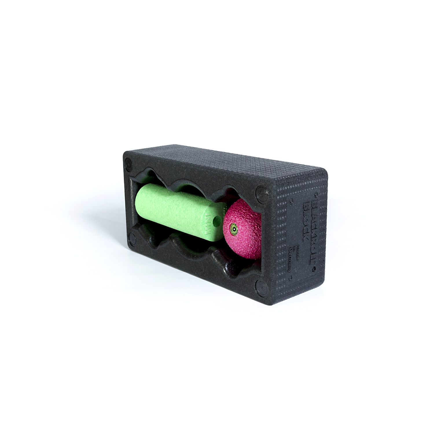 Blackroll Set Block - Mini - ball - zwart/groen/roze