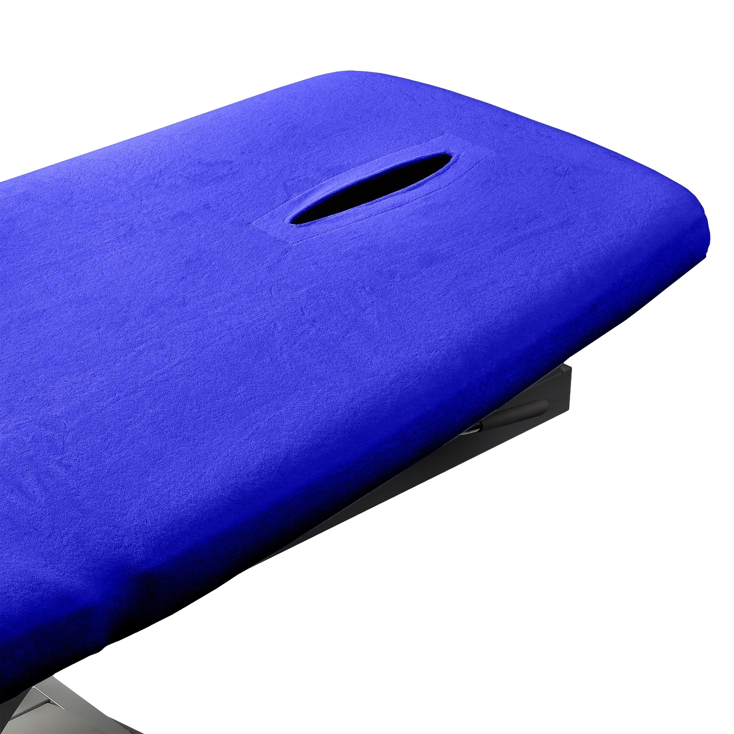 Badstofhoes behandeltafel met neusopening - Blauw