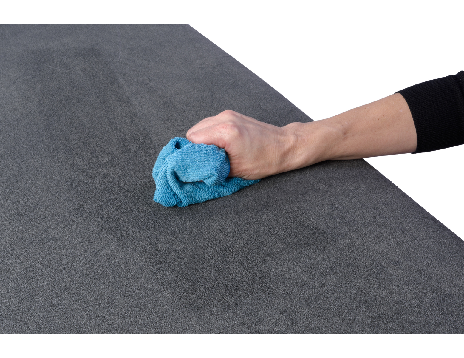 Hoes desinfecteerbaar tafel universele neusopening - Soft Touch HygienePRO - donkergrijs