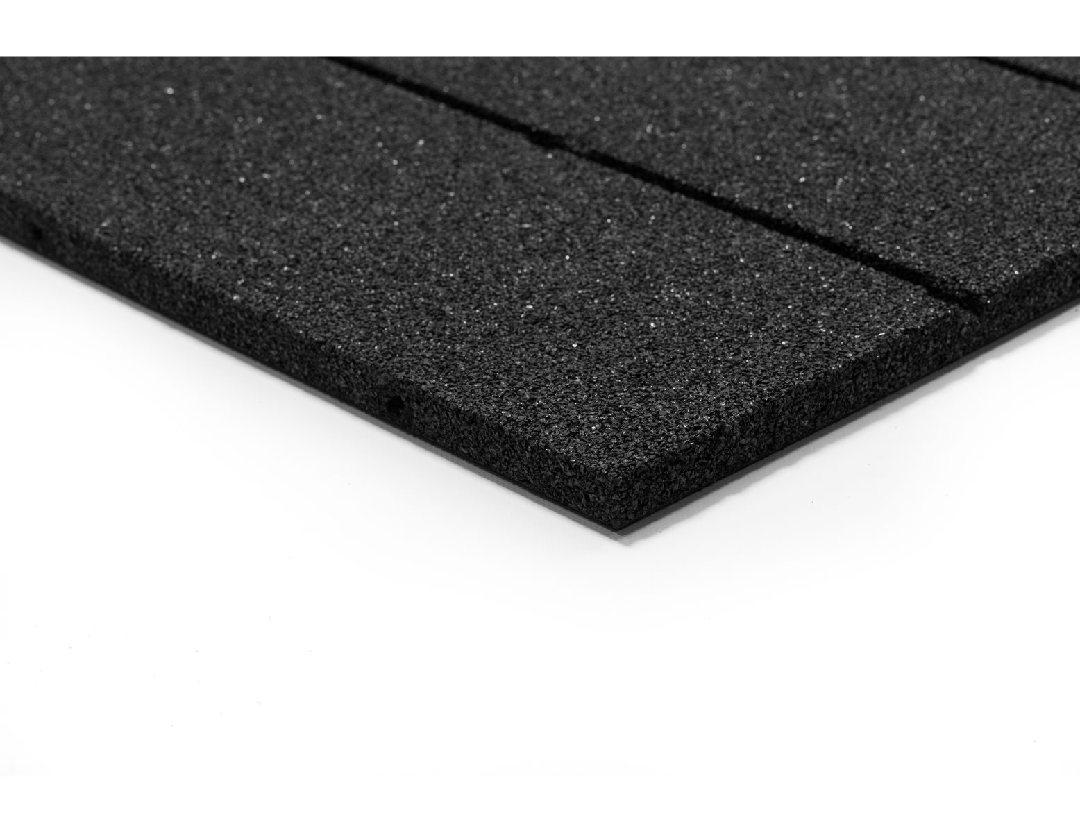 Rubberen tegel - outdoor - 100 x 100 x 3 cm - zwart