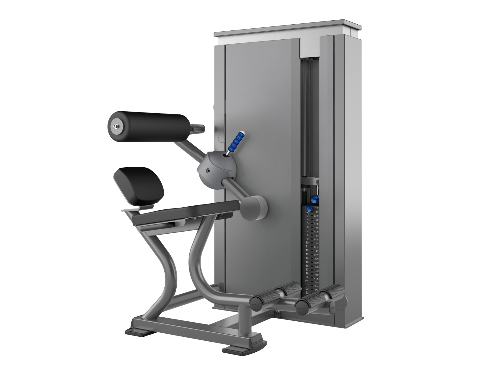 Ergofit Vector Back Extension MED - antraciet