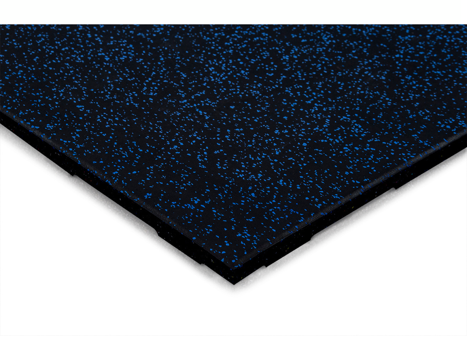 Rubberen tegel - EPDM toplaag - 100 x 100 x 2 cm - blauw tacheté
