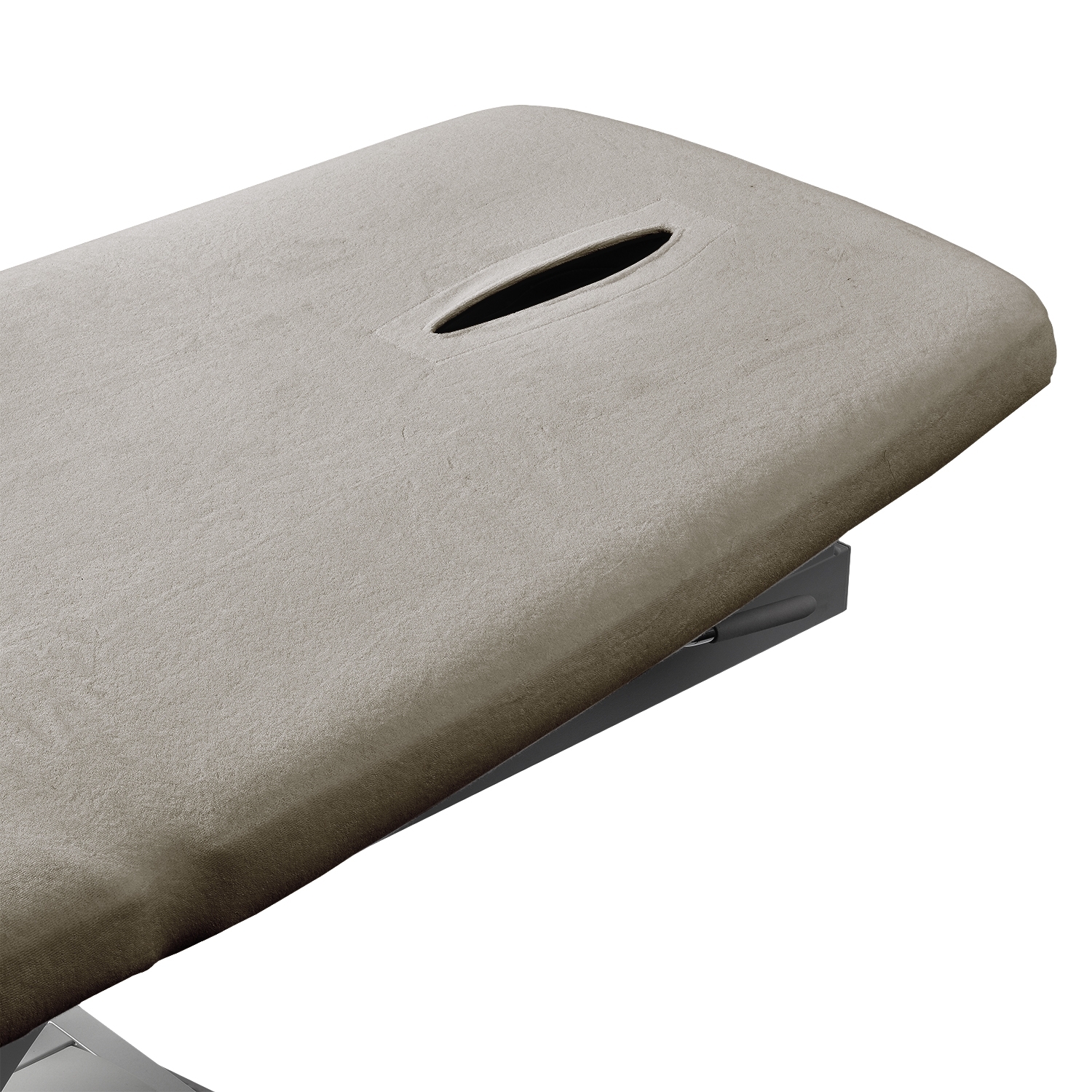 Badstofhoes behandeltafel met neusopening - Metal